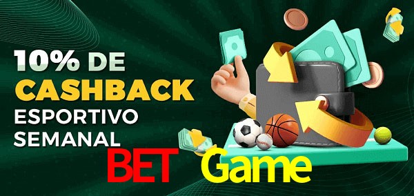 10% de bônus de cashback na Bet Game